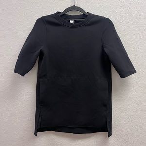 Ivivva Lululemon Girls Black Dress 3/4 Sleeves size 12